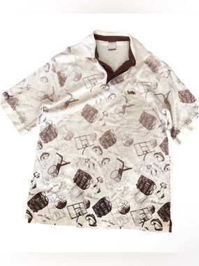 Bare Fox One Color One Nation Basketball Mens Polo Shirt 3XL / XXL